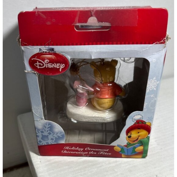 1st Christmas Holiday Disney Ornament Winnie The Pooh & Piglet - Picture 2 of 10
